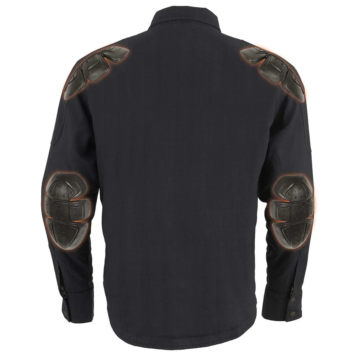 Milwaukee Leather MPM1622 Men's Black Armored Denim Long Sleeve Shirt Reinforced w/ Aramid Fibers 12 Milwaukee Leather MPM1622 Men's Black Armored Denim Long Sleeve Shirt Reinforced w/ Aramid Fibers