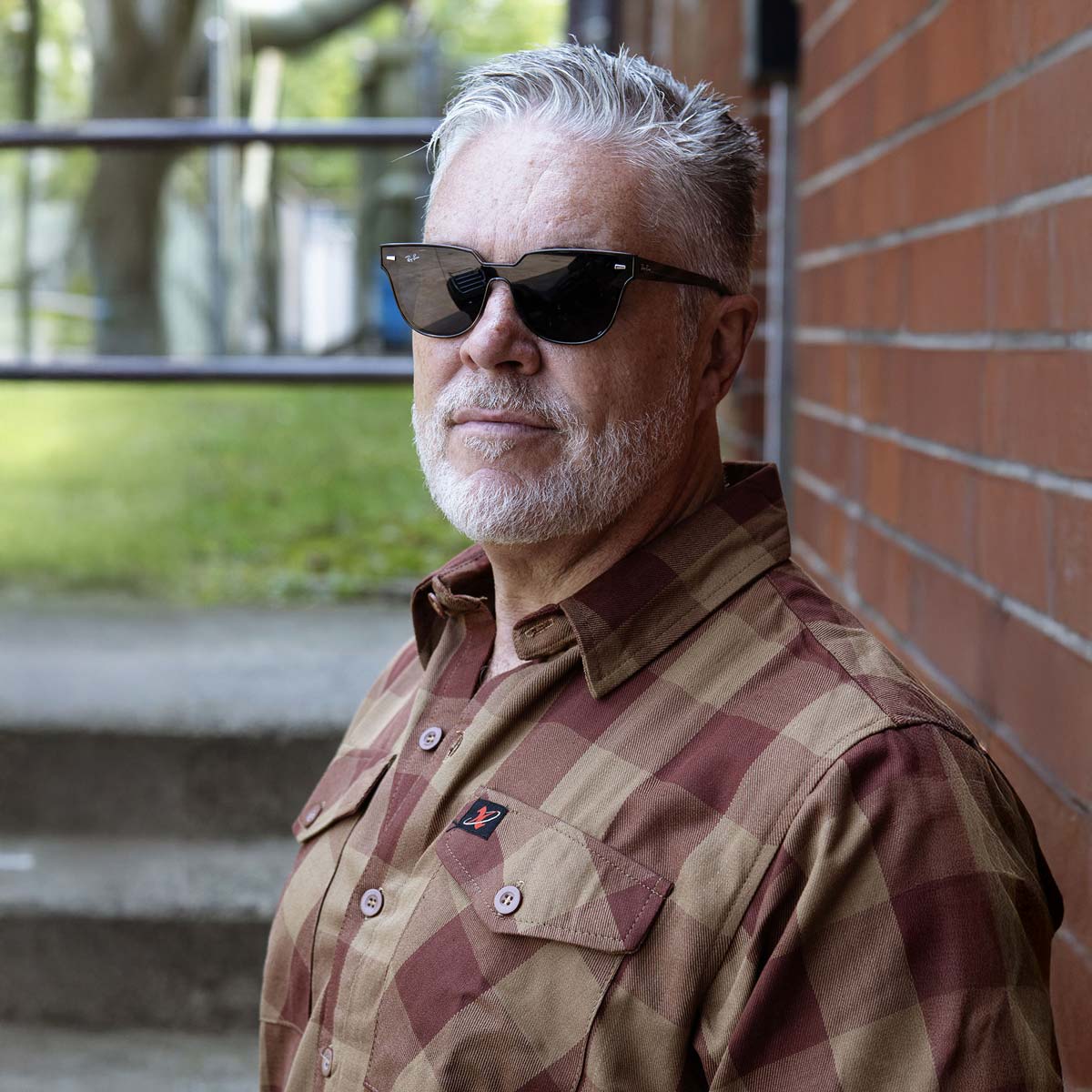 Milwaukee Leather MNG11653 Men's Brown and Beige Long Sleeve Cotton Flannel Shirt 6 Milwaukee Leather MNG11653 Men's Brown and Beige Long Sleeve Cotton Flannel Shirt