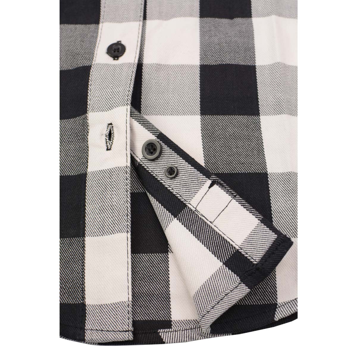 Milwaukee Leather MNG21633 Women's Casual Black and White Long Sleeve Cotton Flannel Shirt 10 Milwaukee Leather MNG21633 Women's Casual Black and White Long Sleeve Cotton Flannel Shirt