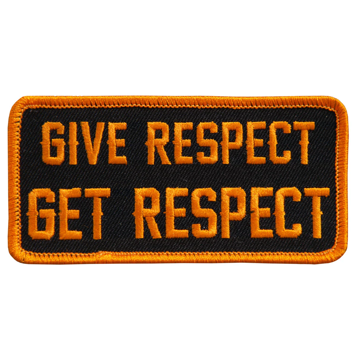 Hot Leathers PPL9421 Give Respect Get Respect 4" x 2" Patch 1 Hot Leathers PPL9421 Give Respect Get Respect 4" x 2" Patch