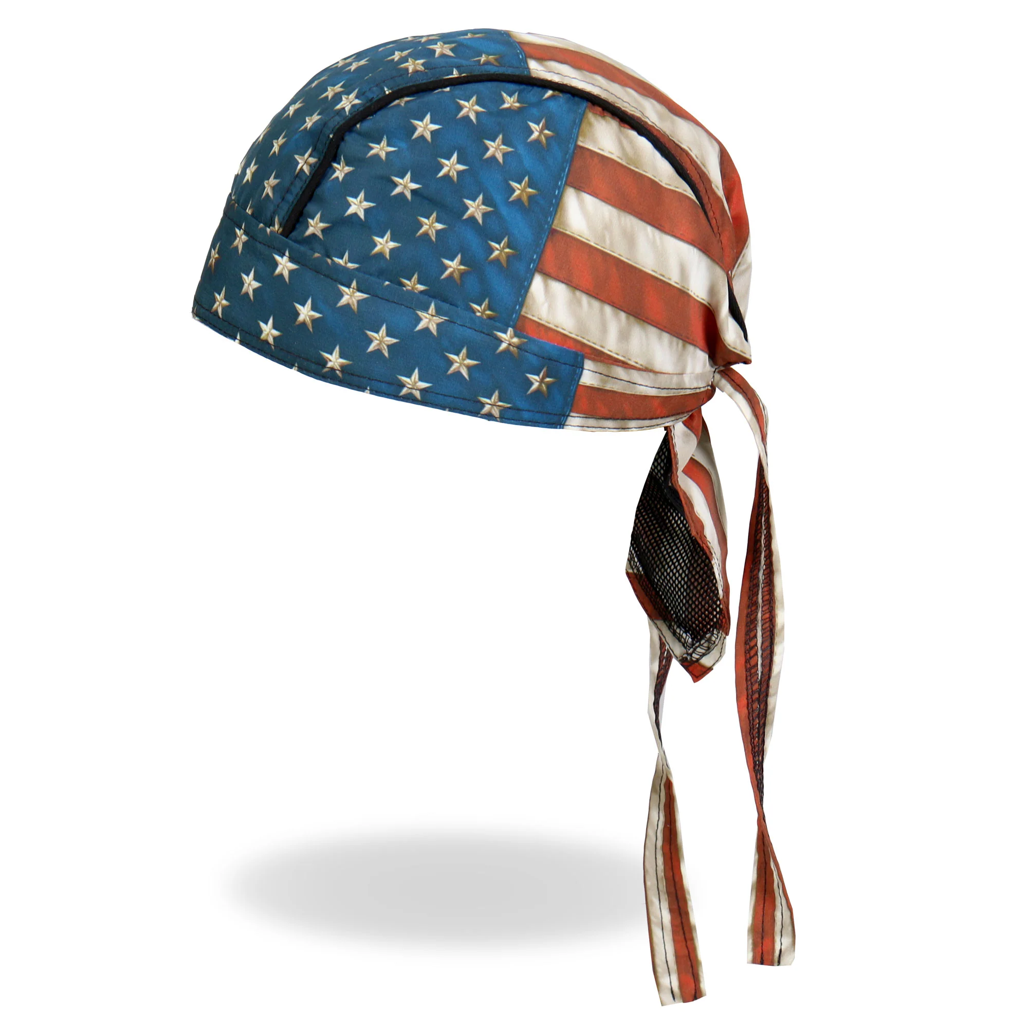 Hot Leathers HWH1088 Vintage American Flag Headwrap 2 Hot Leathers HWH1088 Vintage American Flag Headwrap