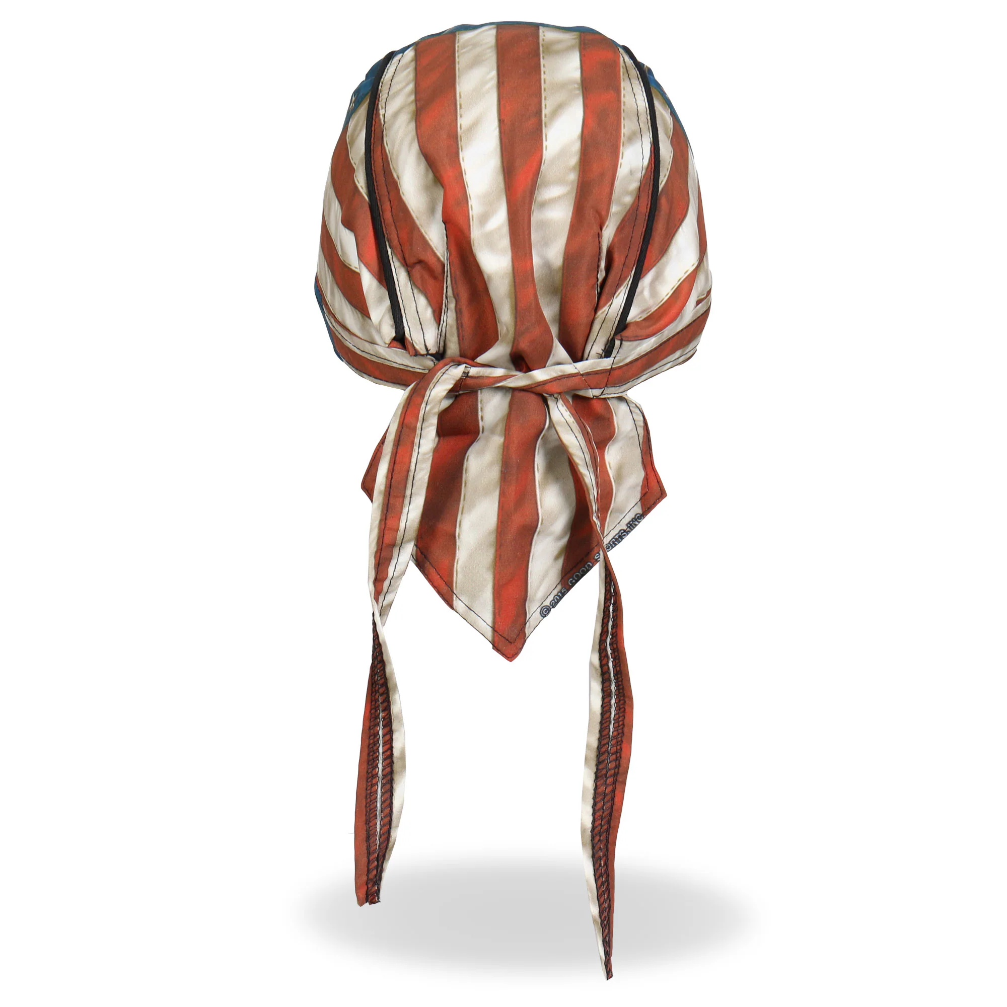 Hot Leathers HWH1088 Vintage American Flag Headwrap 3 Hot Leathers HWH1088 Vintage American Flag Headwrap