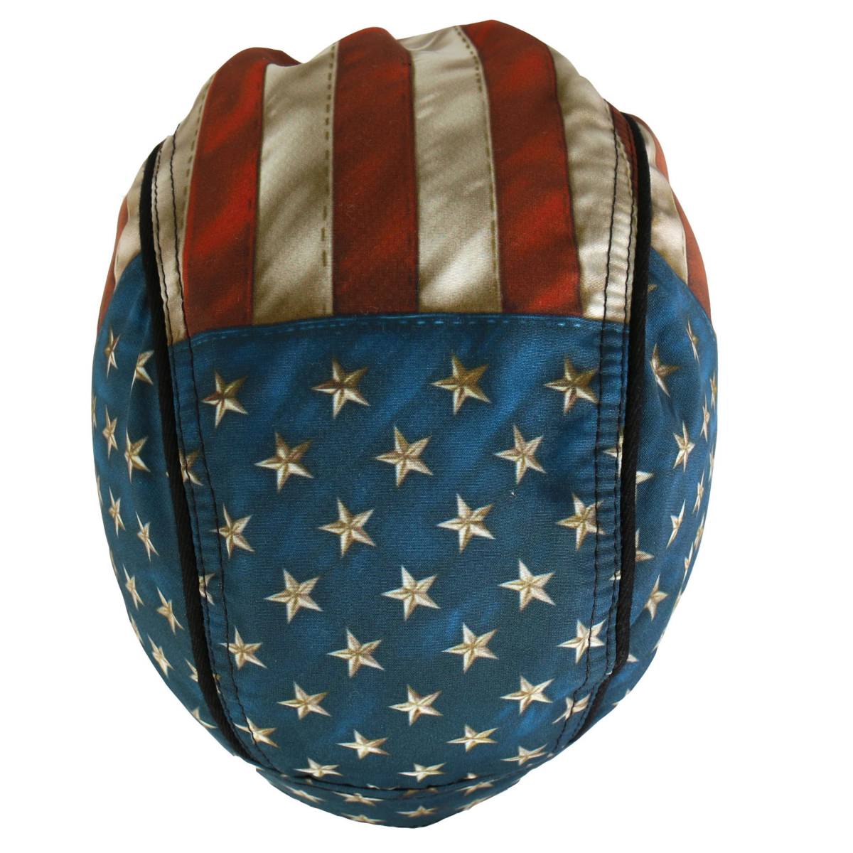 Hot Leathers HWH1088 Vintage American Flag Headwrap 6 Hot Leathers HWH1088 Vintage American Flag Headwrap