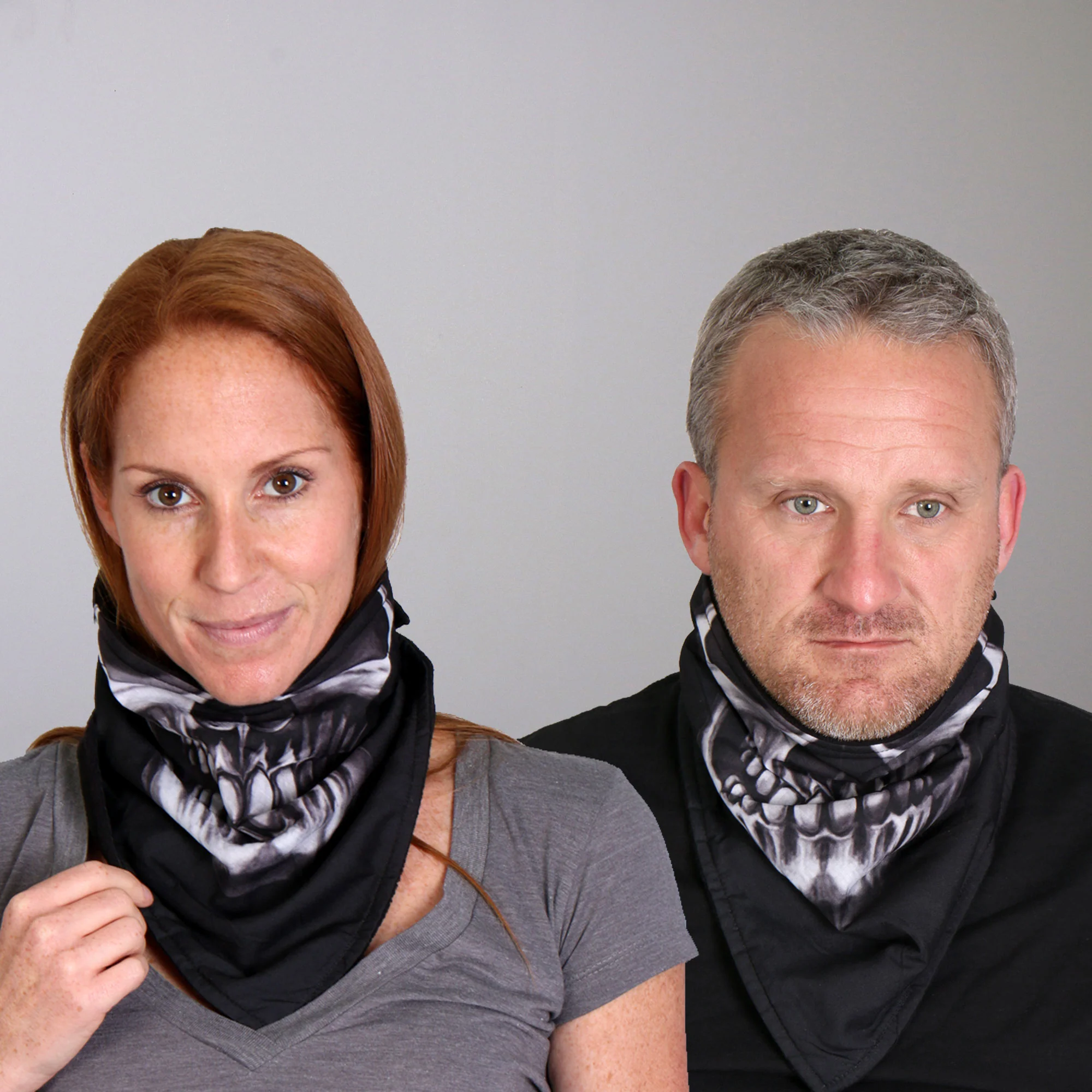 Hot Leathers FWC1001 Human Skull Face Wrap Neck Warmer 7 Hot Leathers FWC1001 Human Skull Face Wrap Neck Warmer