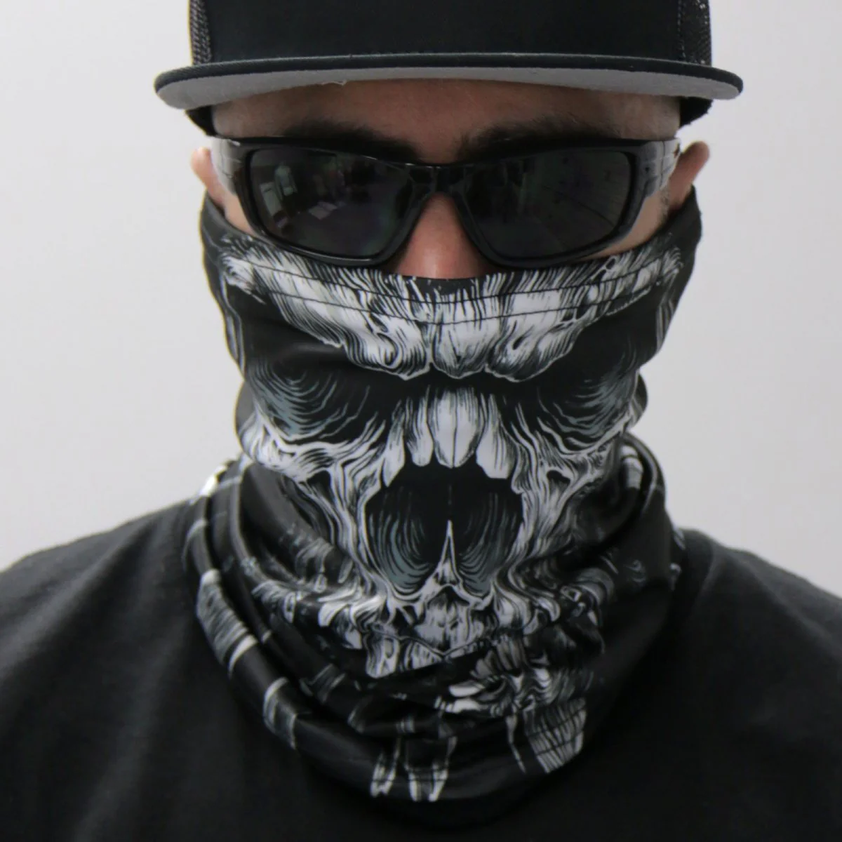 Hot Leathers HWN2001 Shredder Skull Neck Gaiter Mask 2 Hot Leathers HWN2001 Shredder Skull Neck Gaiter Mask