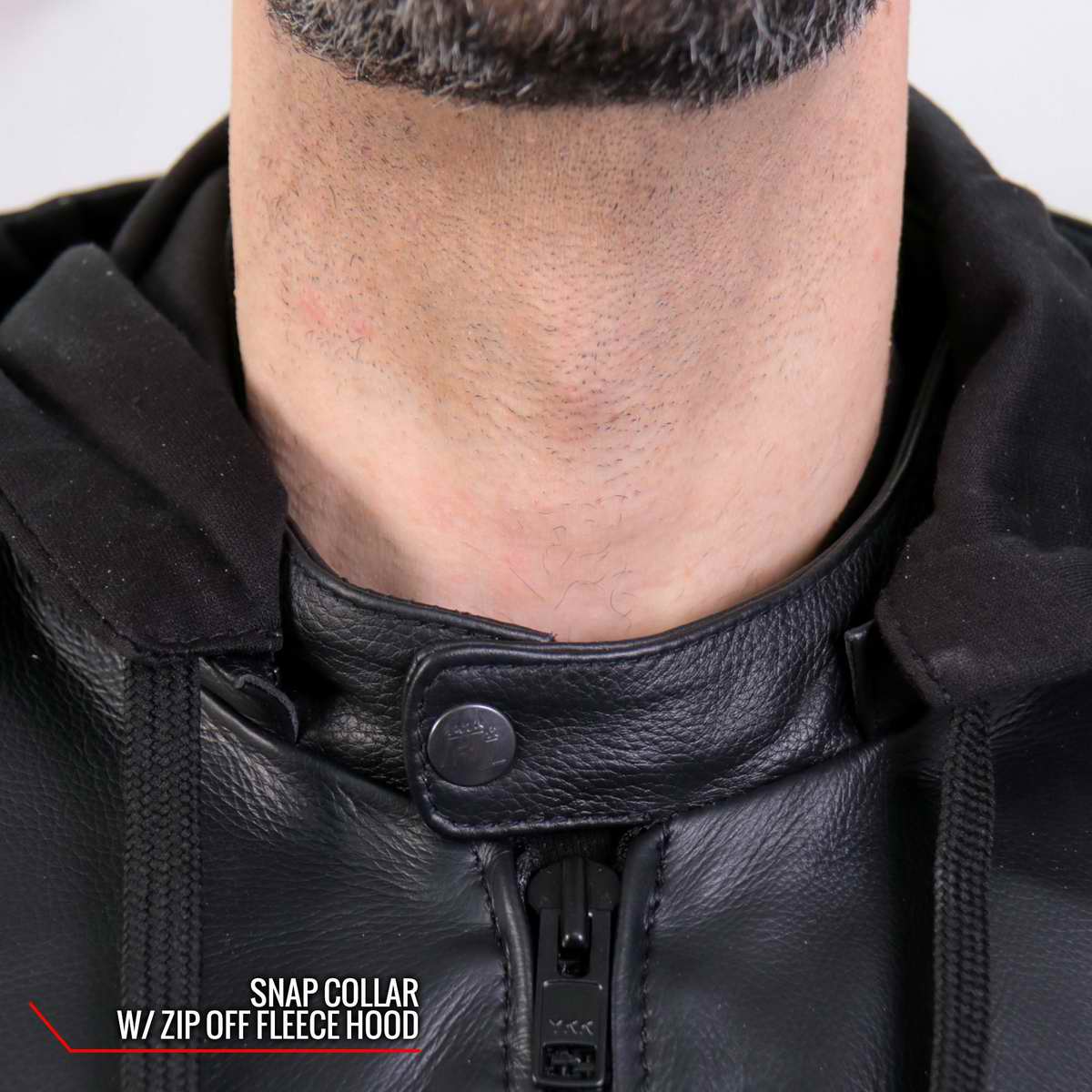 Hot Leathers JKM1031 Men’s ‘Skull and Bones’ Leather Jacket with Flannel Lining 7 Hot Leathers JKM1031 Men’s ‘Skull and Bones’ Leather Jacket with Flannel Lining
