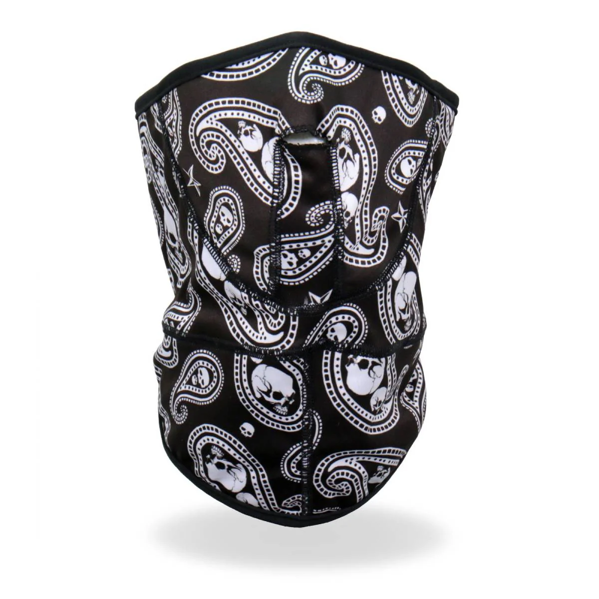 Hot Leathers FWC2005 Paisley Skull Face Wrap Neck Warmer 2 Hot Leathers FWC2005 Paisley Skull Face Wrap Neck Warmer