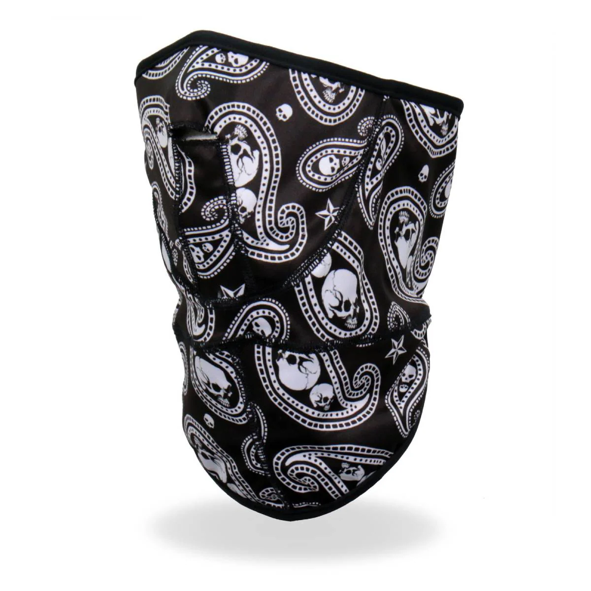 Hot Leathers FWC2005 Paisley Skull Face Wrap Neck Warmer 3 Hot Leathers FWC2005 Paisley Skull Face Wrap Neck Warmer
