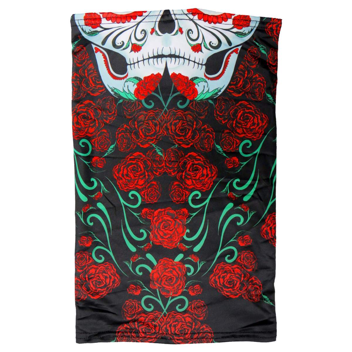 Hot Leathers HWN2003 Sugar Skull Neck Gaiter Mask 1 Hot Leathers HWN2003 Sugar Skull Neck Gaiter Mask