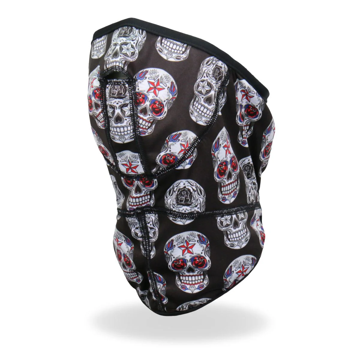 Hot Leathers FWC2007 Sugar Skulls Face Wrap Neck Warmer 3 Hot Leathers FWC2007 Sugar Skulls Face Wrap Neck Warmer