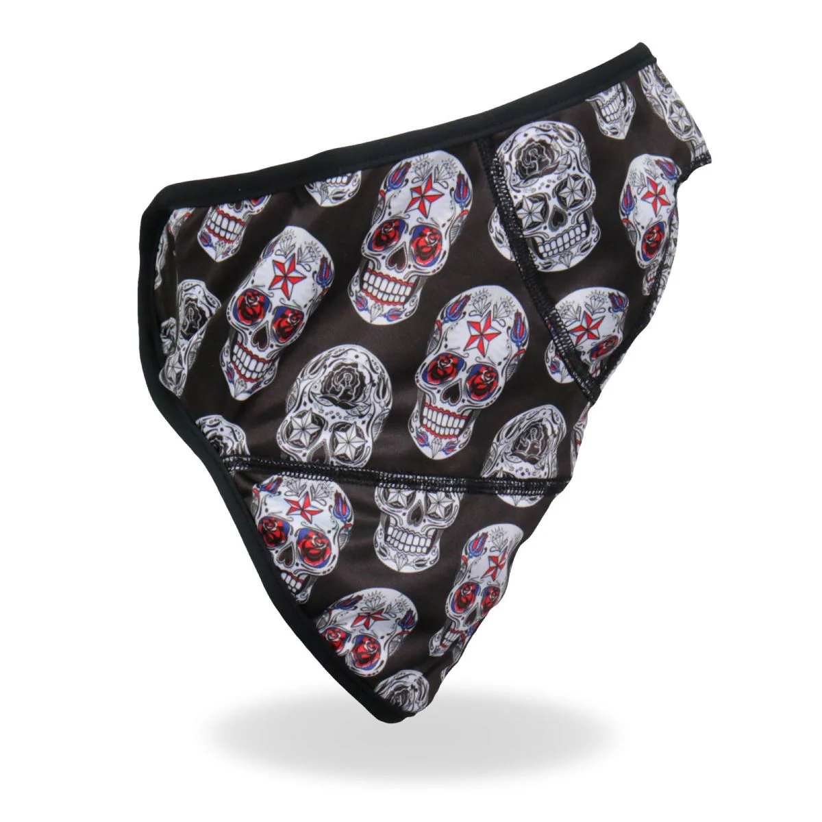 Hot Leathers FWC2007 Sugar Skulls Face Wrap Neck Warmer 5 Hot Leathers FWC2007 Sugar Skulls Face Wrap Neck Warmer