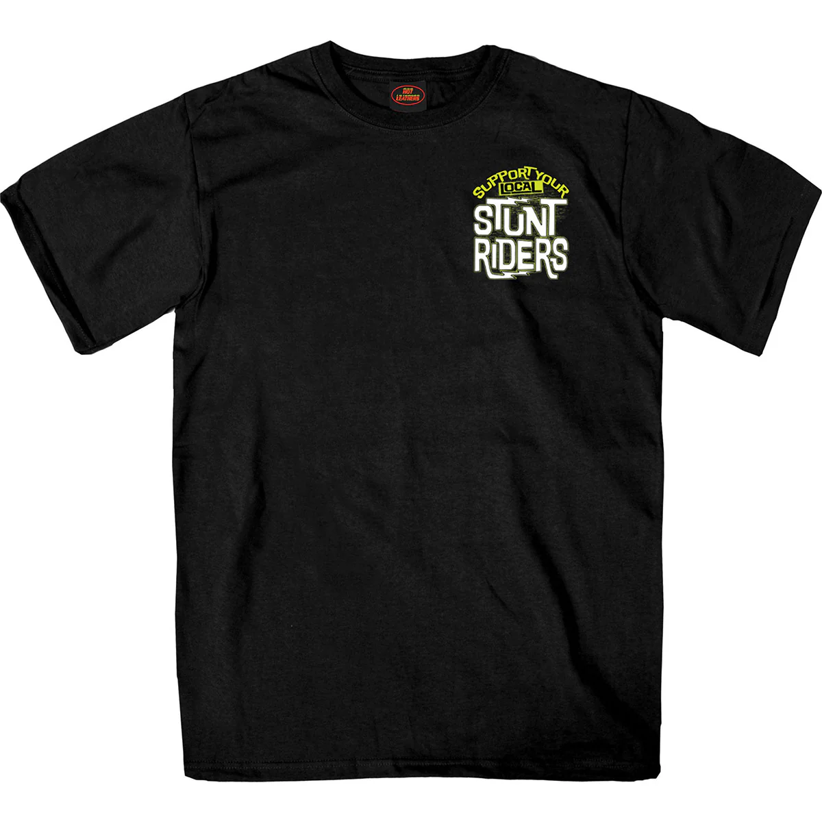 Hot Leathers GMD1521 Men's Black Support Your Local Stunt Riders T-Shirt 2 Hot Leathers GMD1521 Men's Black Support Your Local Stunt Riders T-Shirt