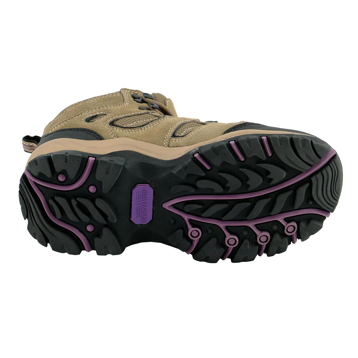 Milwaukee Leather MBL9496 Women's Brown Leather Lace-Up Waterproof Outdoor Hiking Boots Shoes 9 Milwaukee Leather MBL9496 Women's Brown Leather Lace-Up Waterproof Outdoor Hiking Boots Shoes