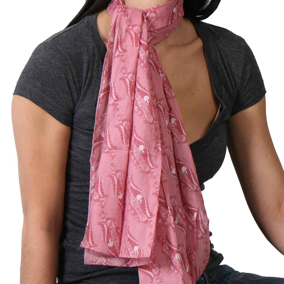 Hot Leathers SCF1000 Pink Lace Eagle Lady Rider Scarve 1 Hot Leathers SCF1000 Pink Lace Eagle Lady Rider Scarve