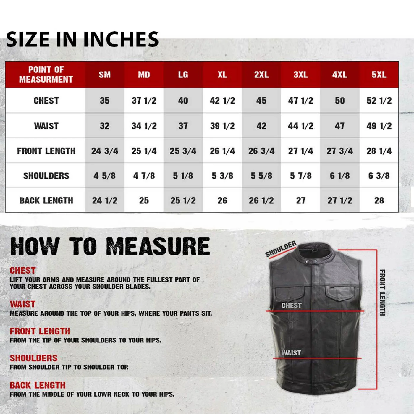Milwaukee Leather Men's Quick Draw Black Cowhide Leather Motorcycle Vest - LKM3794 3 Milwaukee Leather Men's Quick Draw Black Cowhide Leather Motorcycle Vest - LKM3794
