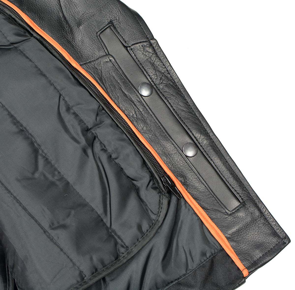 Milwaukee Leather LKL2701 Women's Classic Black Premium Leather Motorcycle Rider Jacket with Built-In Belt 6 Milwaukee Leather LKL2701 Women's Classic Black Premium Leather Motorcycle Rider Jacket with Built-In Belt