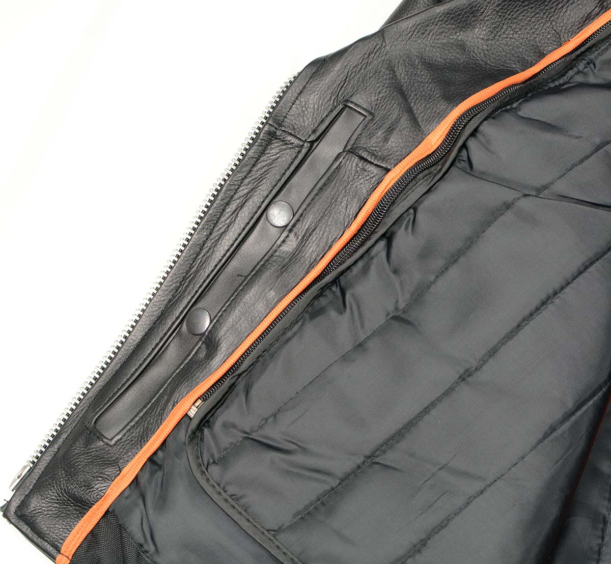 Milwaukee Leather LKL2701 Women's Classic Black Premium Leather Motorcycle Rider Jacket with Built-In Belt 7 Milwaukee Leather LKL2701 Women's Classic Black Premium Leather Motorcycle Rider Jacket with Built-In Belt