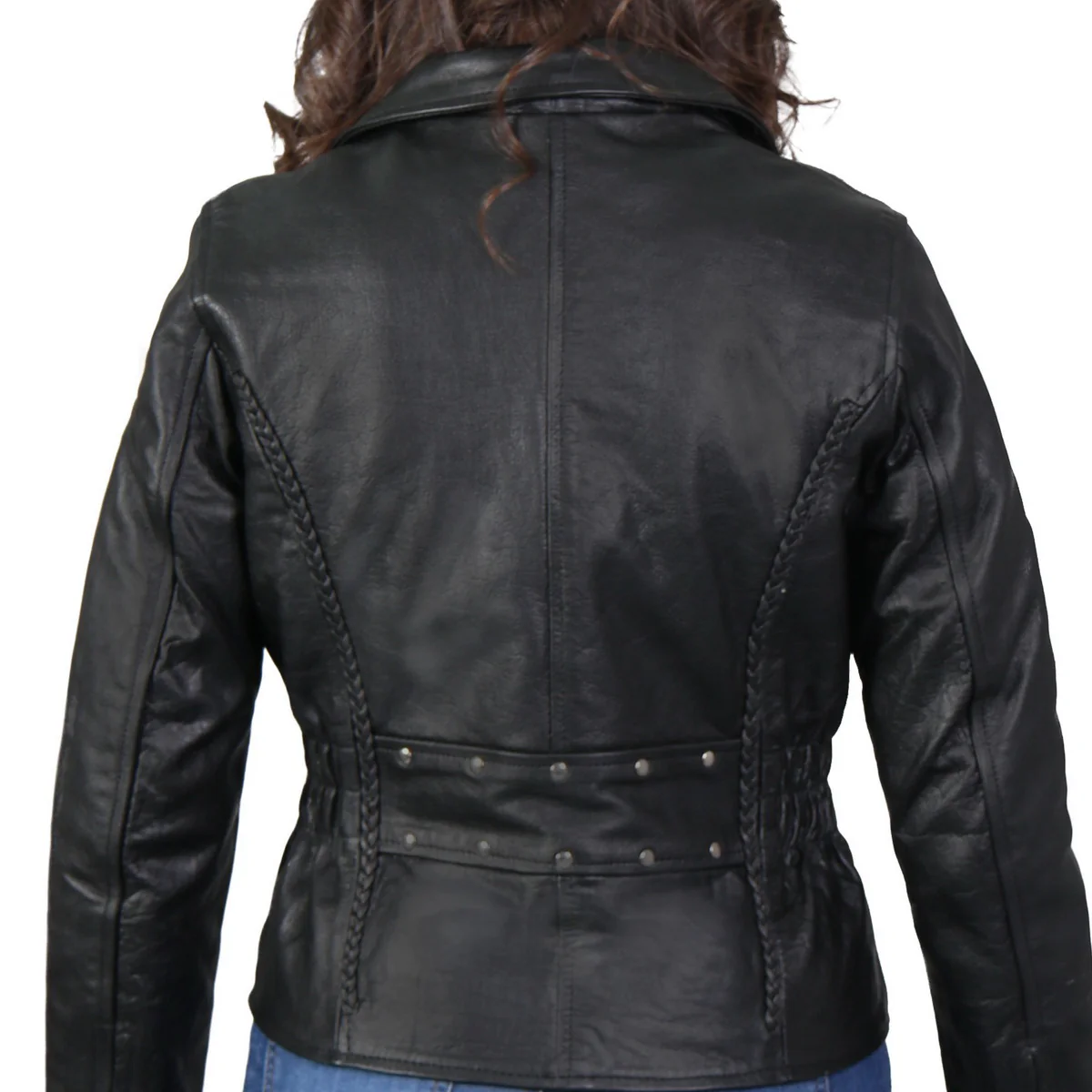 Hot Leathers JKL1009 Ladies Braided Motorcycle Leather Jacket 7 Hot Leathers JKL1009 Ladies Braided Motorcycle Leather Jacket
