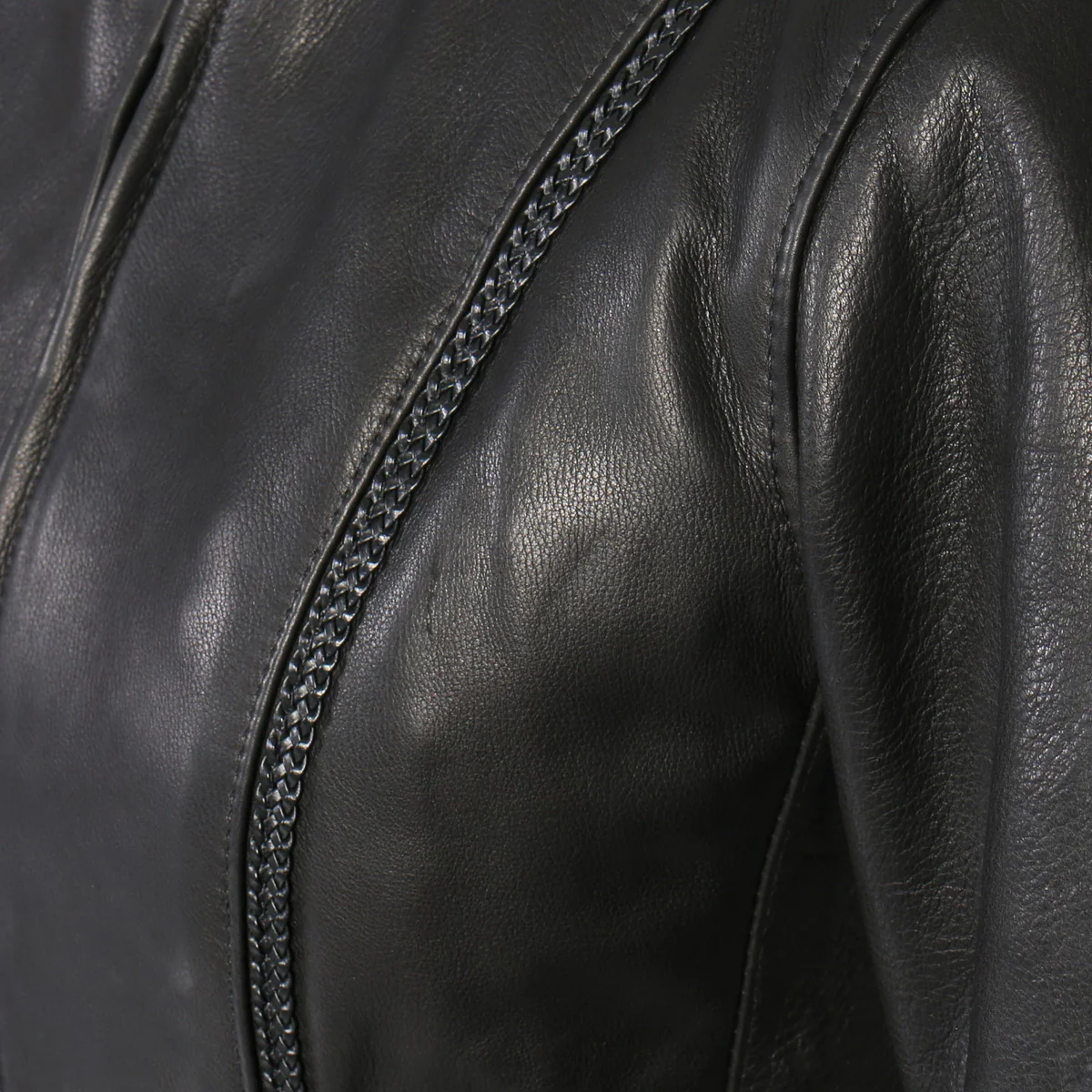 Hot Leathers JKL5002 USA Made Ladies Clean Cut Black Leather Jacket 6 Hot Leathers JKL5002 USA Made Ladies Clean Cut Black Leather Jacket