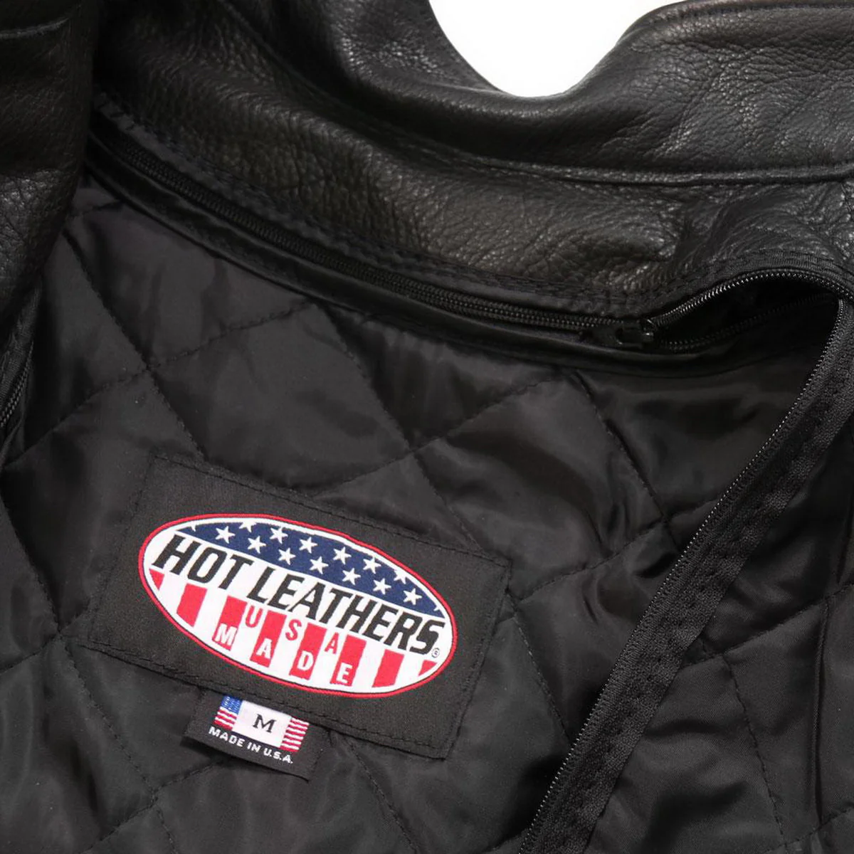 Hot Leathers JKL5002 USA Made Ladies Clean Cut Black Leather Jacket 7 Hot Leathers JKL5002 USA Made Ladies Clean Cut Black Leather Jacket