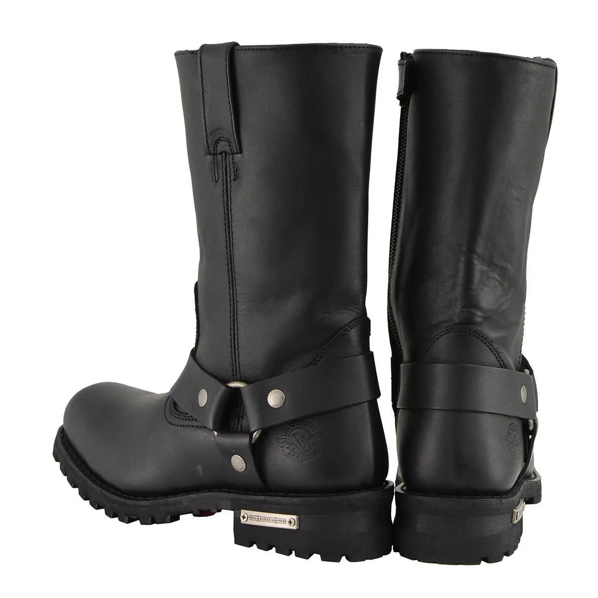 Milwaukee Leather Men’s Classic Harness 11-Inch Motorcycle Boots – Premium Cowhide, Road & Rally Ready MBM131 2 Milwaukee Leather Men’s Classic Harness 11-Inch Motorcycle Boots – Premium Cowhide, Road & Rally Ready MBM131