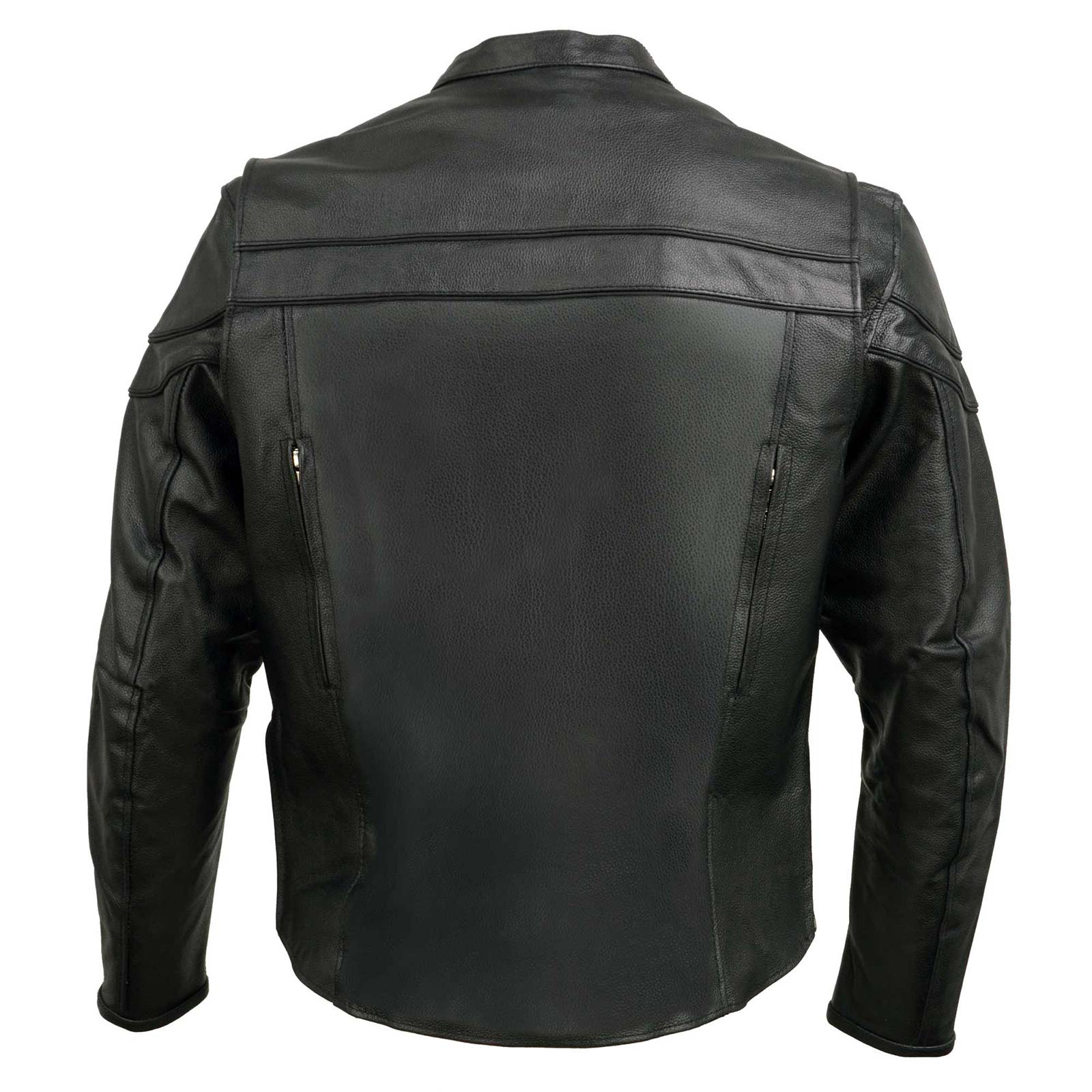 Event Leather EL1408 Men's Black Sporty Scooter Crossover Motorcycle Leather Jacket - Motorcycle Riding Jackets 9 Event Leather EL1408 Men's Black Sporty Scooter Crossover Motorcycle Leather Jacket - Motorcycle Riding Jackets