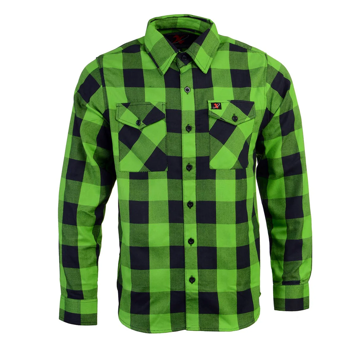 Milwaukee Leather Men’s Plaid Flannel Long Sleeve Shirt with Chest Pockets 11 Milwaukee Leather Men’s Plaid Flannel Long Sleeve Shirt with Chest Pockets