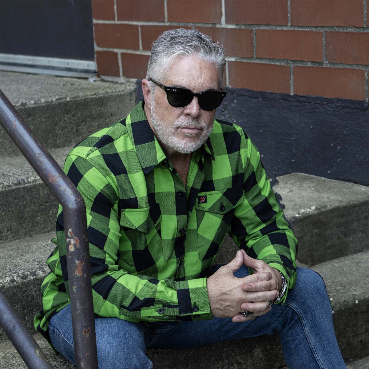 Milwaukee Leather Men’s Plaid Flannel Long Sleeve Shirt with Chest Pockets 5 Milwaukee Leather Men’s Plaid Flannel Long Sleeve Shirt with Chest Pockets