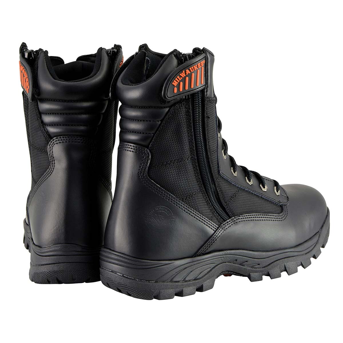 Milwaukee Leather MBM9110 Men's 9-Inch Black Leather Lace-Up Swat Style-Tactical Motorcycle Riding Boots 10 Milwaukee Leather MBM9110 Men's 9-Inch Black Leather Lace-Up Swat Style-Tactical Motorcycle Riding Boots