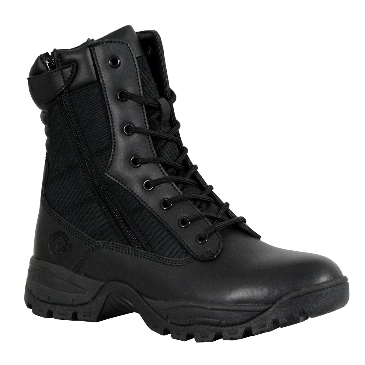 Milwaukee Leather MBM9110 Men's 9-Inch Black Leather Lace-Up Swat Style-Tactical Motorcycle Riding Boots 12 Milwaukee Leather MBM9110 Men's 9-Inch Black Leather Lace-Up Swat Style-Tactical Motorcycle Riding Boots