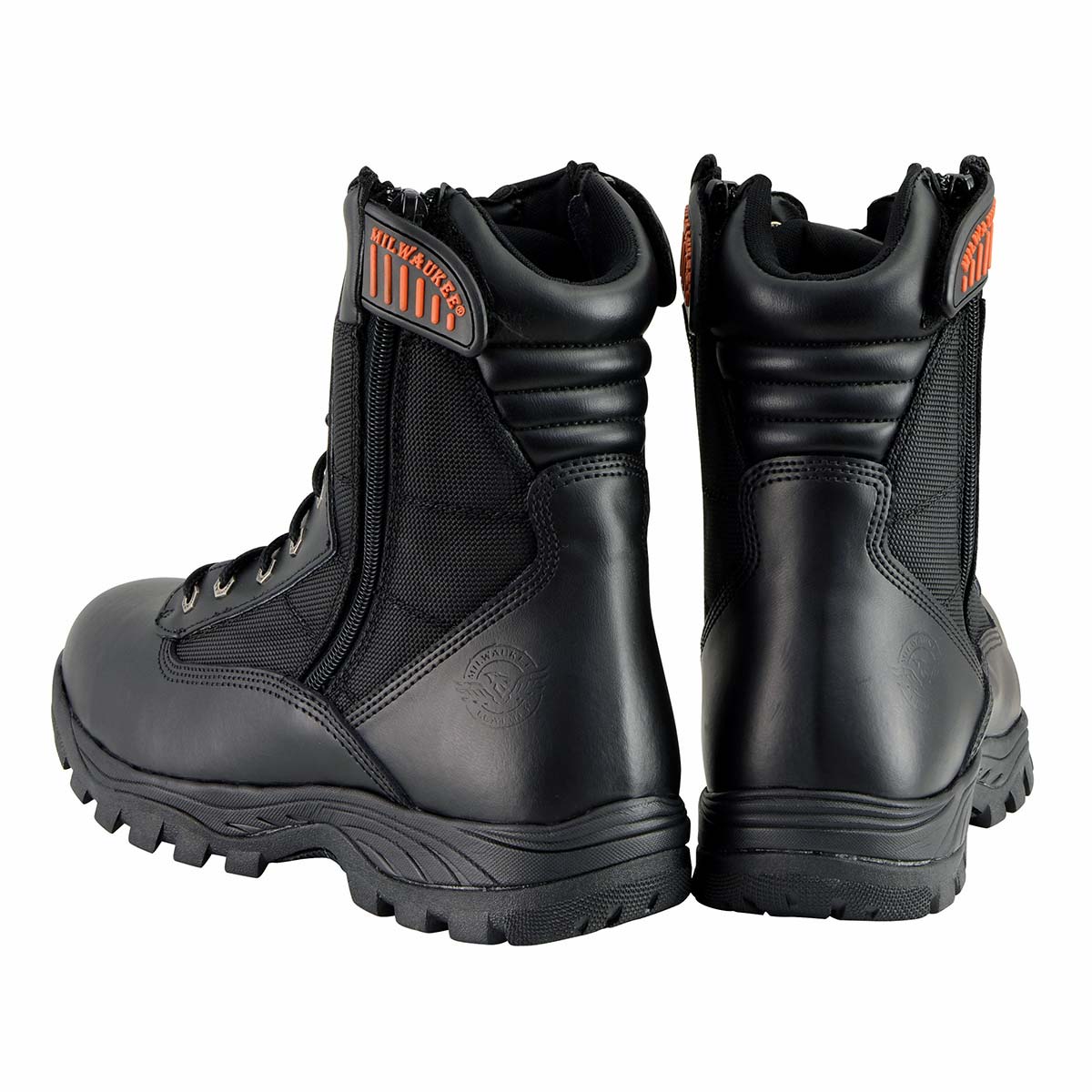 Milwaukee Leather MBM9110 Men's 9-Inch Black Leather Lace-Up Swat Style-Tactical Motorcycle Riding Boots 9 Milwaukee Leather MBM9110 Men's 9-Inch Black Leather Lace-Up Swat Style-Tactical Motorcycle Riding Boots
