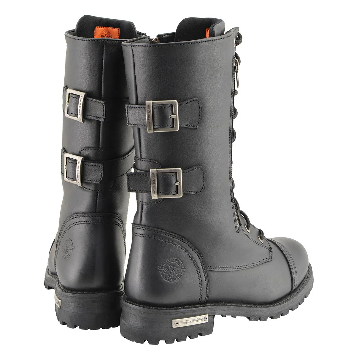Milwaukee Leather Men’s 13-Inch-Tall Tactical Black Lace-Up Leather Boots Zipper w/ Storage Pocket MBM9069 9 Milwaukee Leather Men’s 13-Inch-Tall Tactical Black Lace-Up Leather Boots Zipper w/ Storage Pocket MBM9069