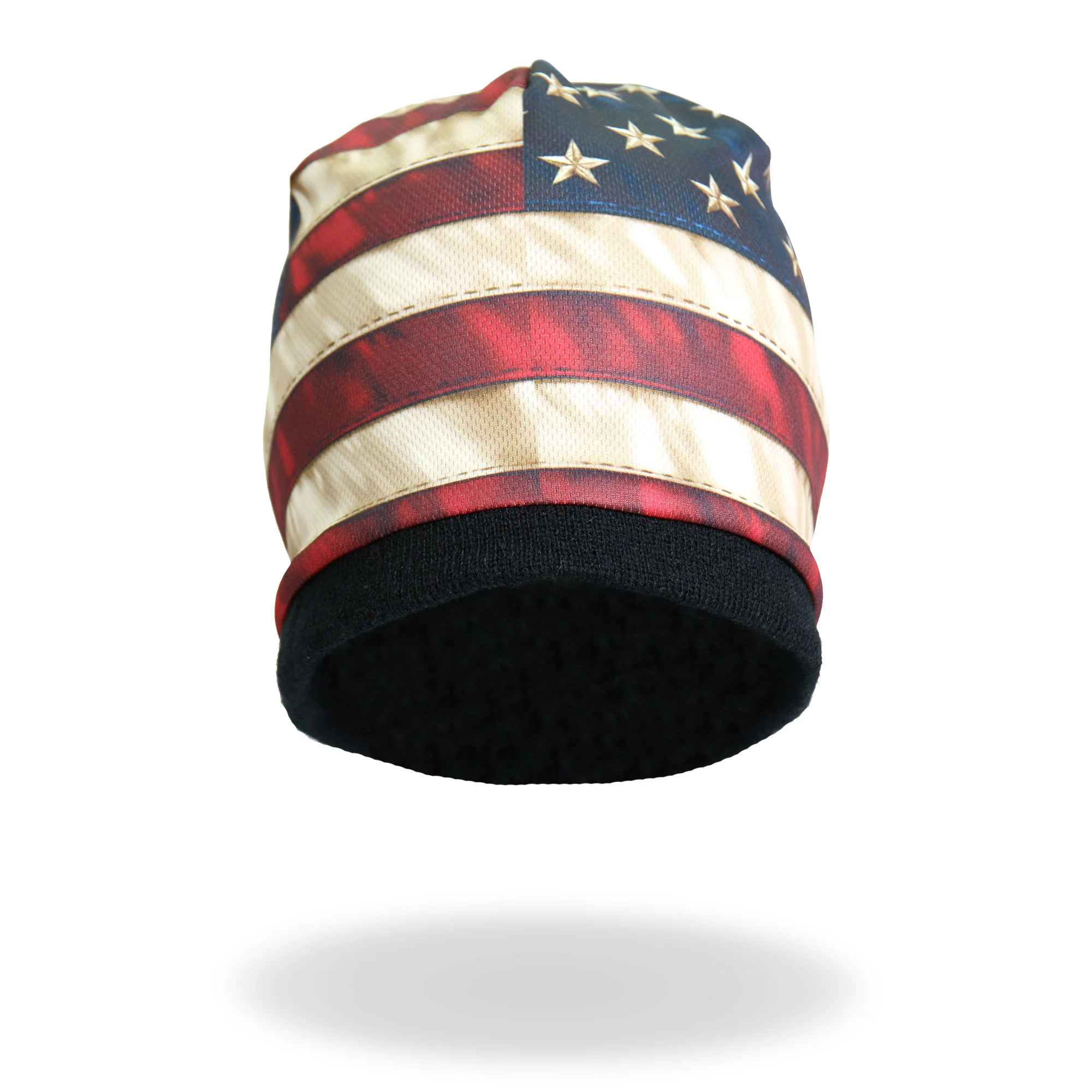 Hot Leathers KHC1009 American Flag Beanie 2 Hot Leathers KHC1009 American Flag Beanie