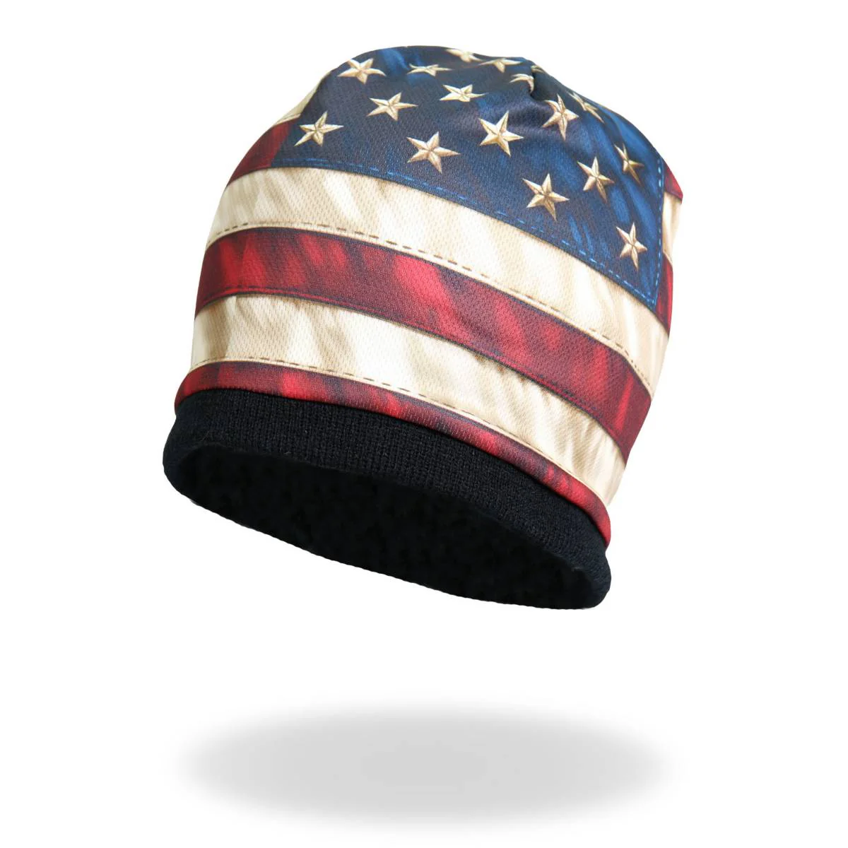 Hot Leathers KHC1009 American Flag Beanie 7 Hot Leathers KHC1009 American Flag Beanie