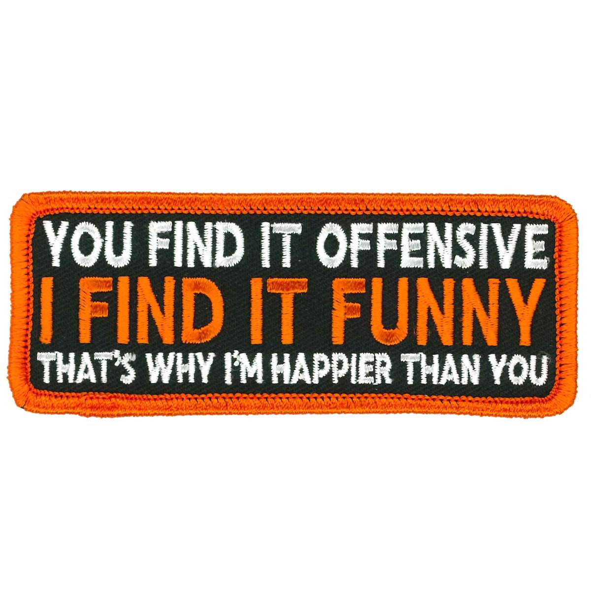 Hot Leathers I Find It Funny Patch PPL9953 1 Hot Leathers I Find It Funny Patch PPL9953