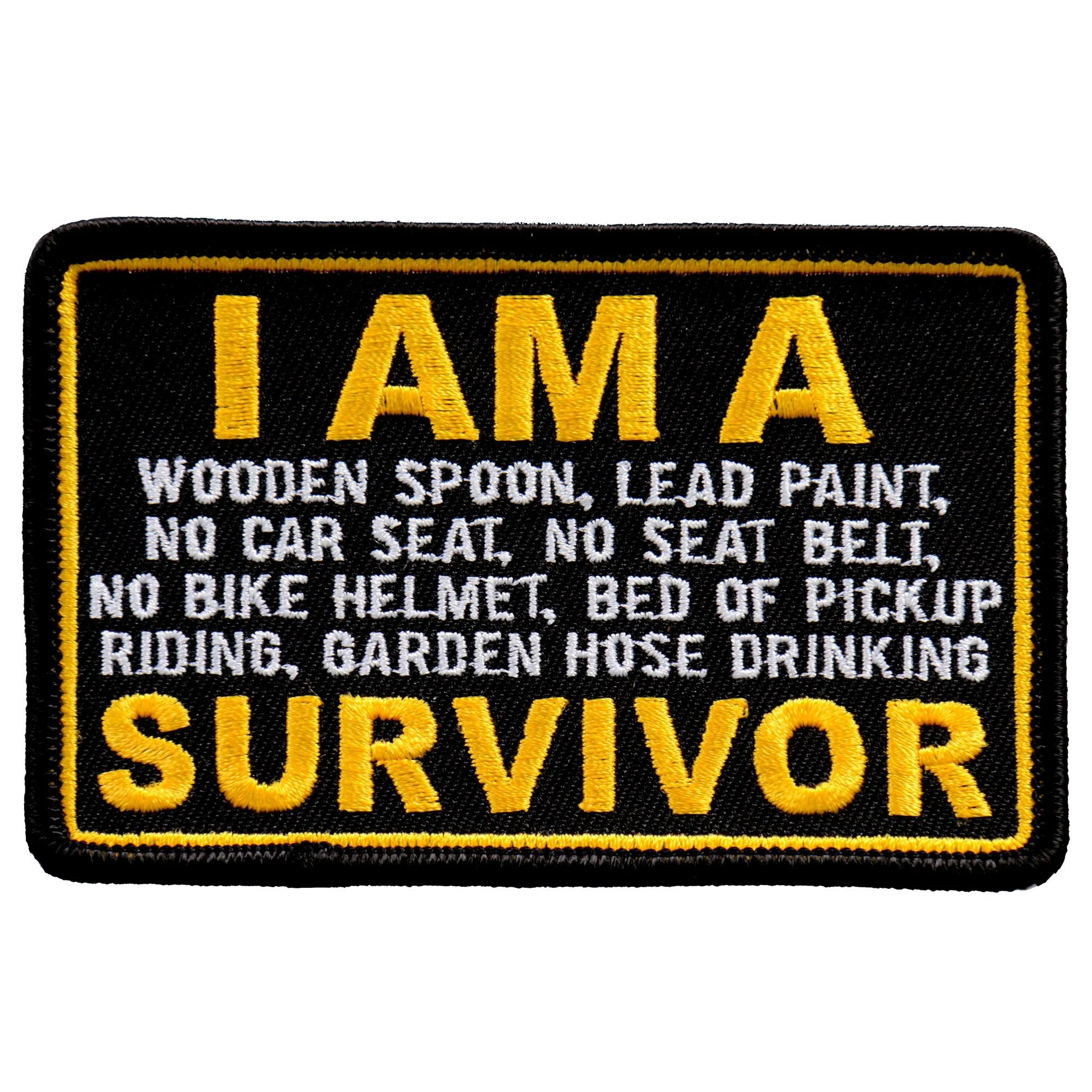 Hot Leathers PPL9746 4 Inch I Am a Survivor Patch 1 Hot Leathers PPL9746 4 Inch I Am a Survivor Patch