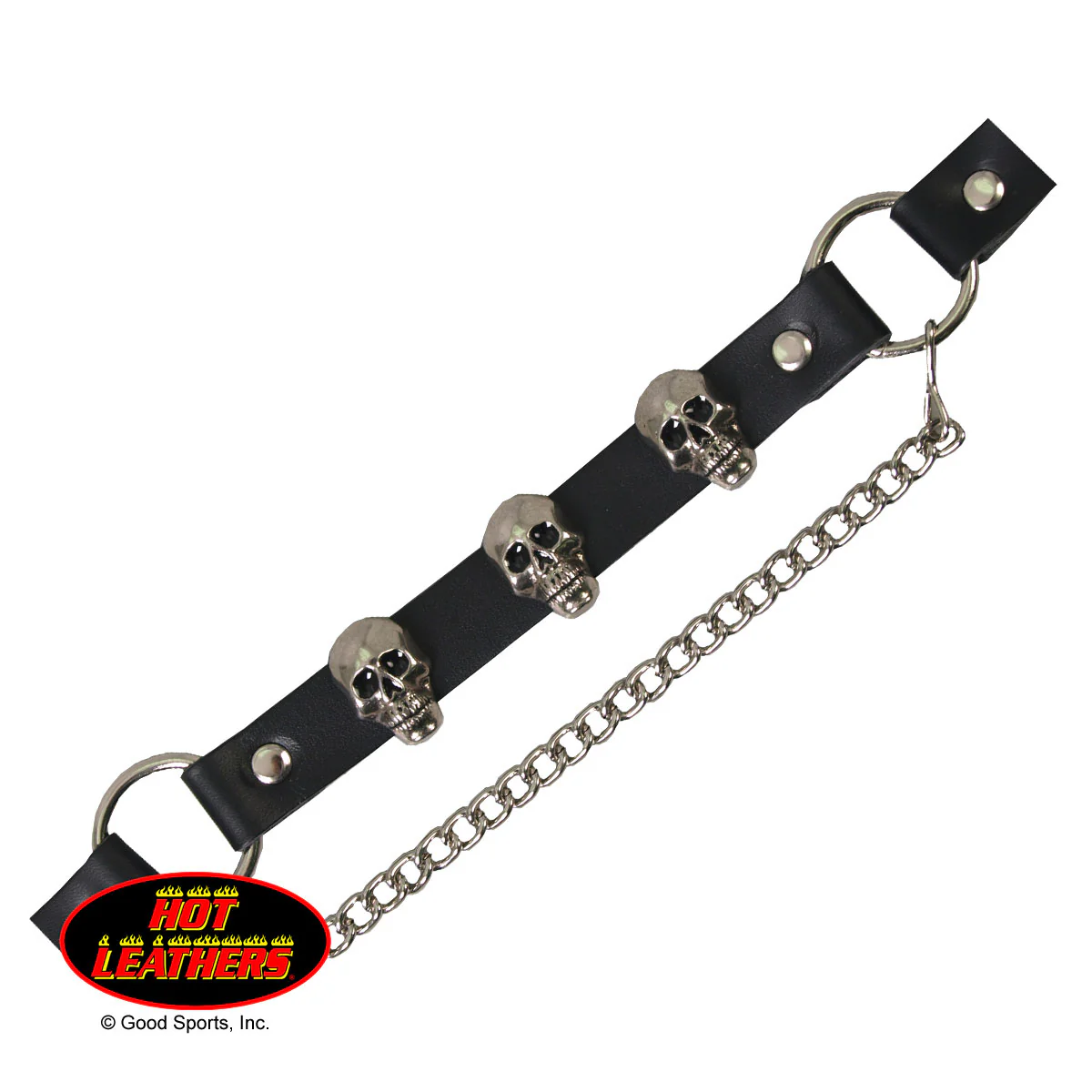 Hot Leathers BNL1004 Skull Boot Chain 1 Hot Leathers BNL1004 Skull Boot Chain