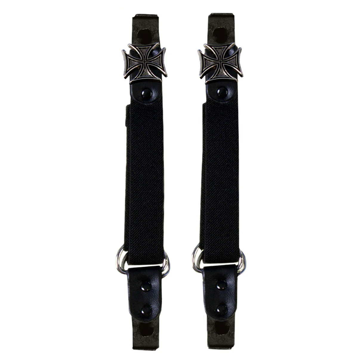 Hot Leathers BUA2013 Iron Cross Motorcycle Riding Pant Clips 1 Hot Leathers BUA2013 Iron Cross Motorcycle Riding Pant Clips