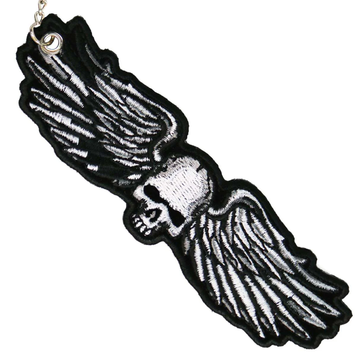 Hot Leathers Metal Wings Embroidered Key Chain KCH1037 2 Hot Leathers Metal Wings Embroidered Key Chain KCH1037