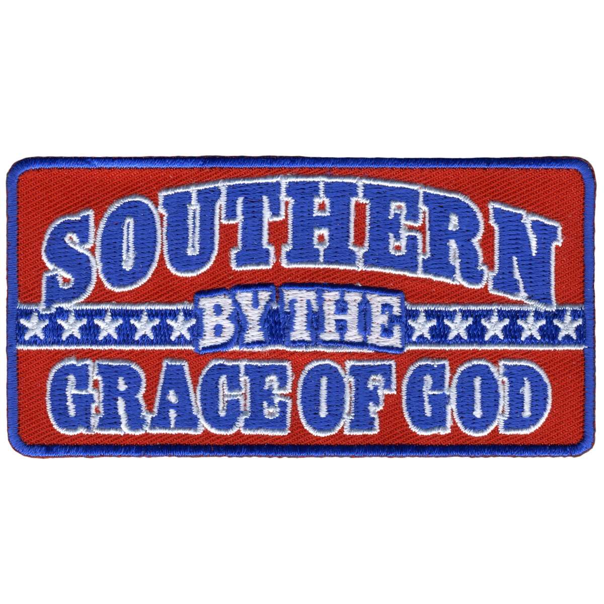 Hot Leathers Southern By The Grace of God Patch PPL9942 1 Hot Leathers Southern By The Grace of God Patch PPL9942