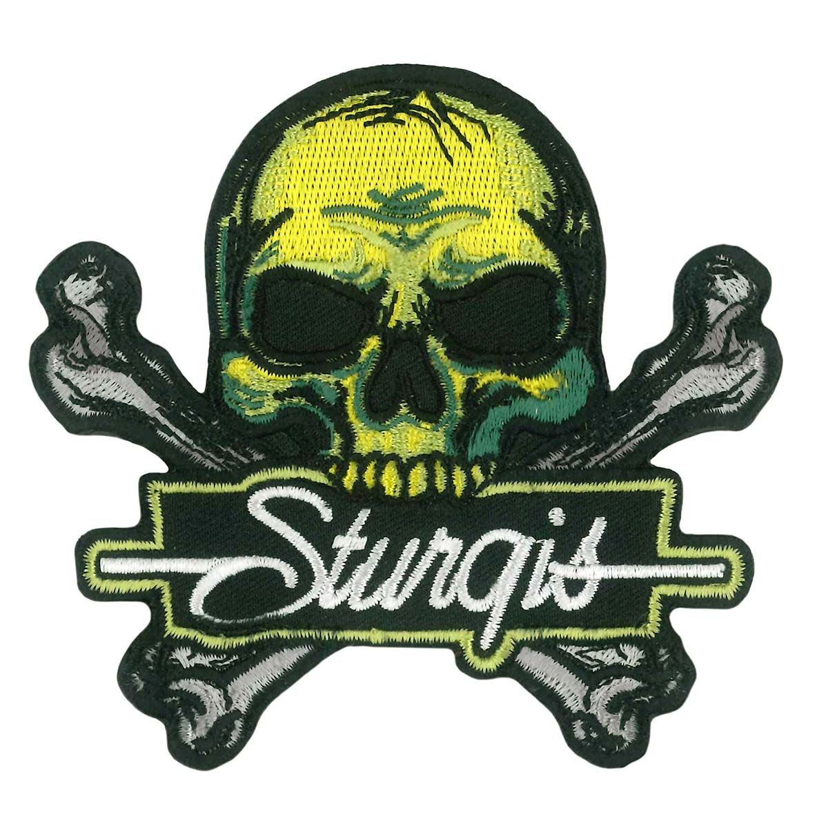 Hot Leathers Sturgis Skull 3.7" Patch PPQ2743 1 Hot Leathers Sturgis Skull 3.7" Patch PPQ2743