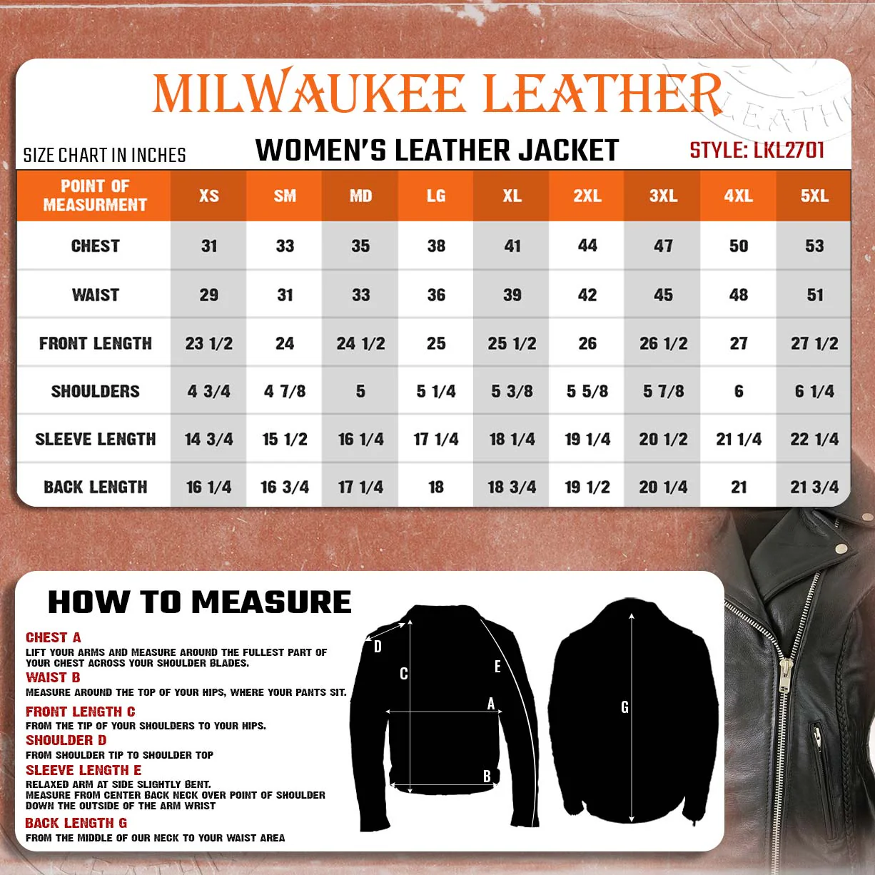Milwaukee Leather LKL27001 Women's Classic Braided Premium Black Leather Fitted Motorycle Riders Biker Jacket 3 Milwaukee Leather LKL27001 Women's Classic Braided Premium Black Leather Fitted Motorycle Riders Biker Jacket
