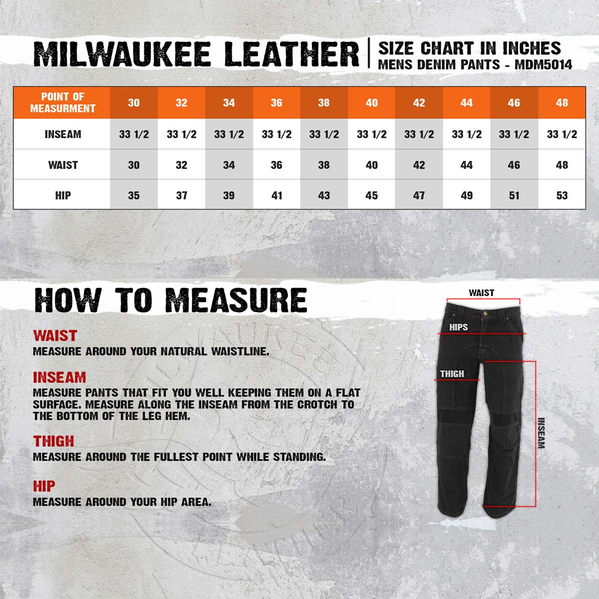 Milwaukee Leather MDM5014 Men's Classic Fit Black Denim Motorcycle Rider Racing Pants w/ CE Armor on Knees 3 Milwaukee Leather MDM5014 Men's Classic Fit Black Denim Motorcycle Rider Racing Pants w/ CE Armor on Knees