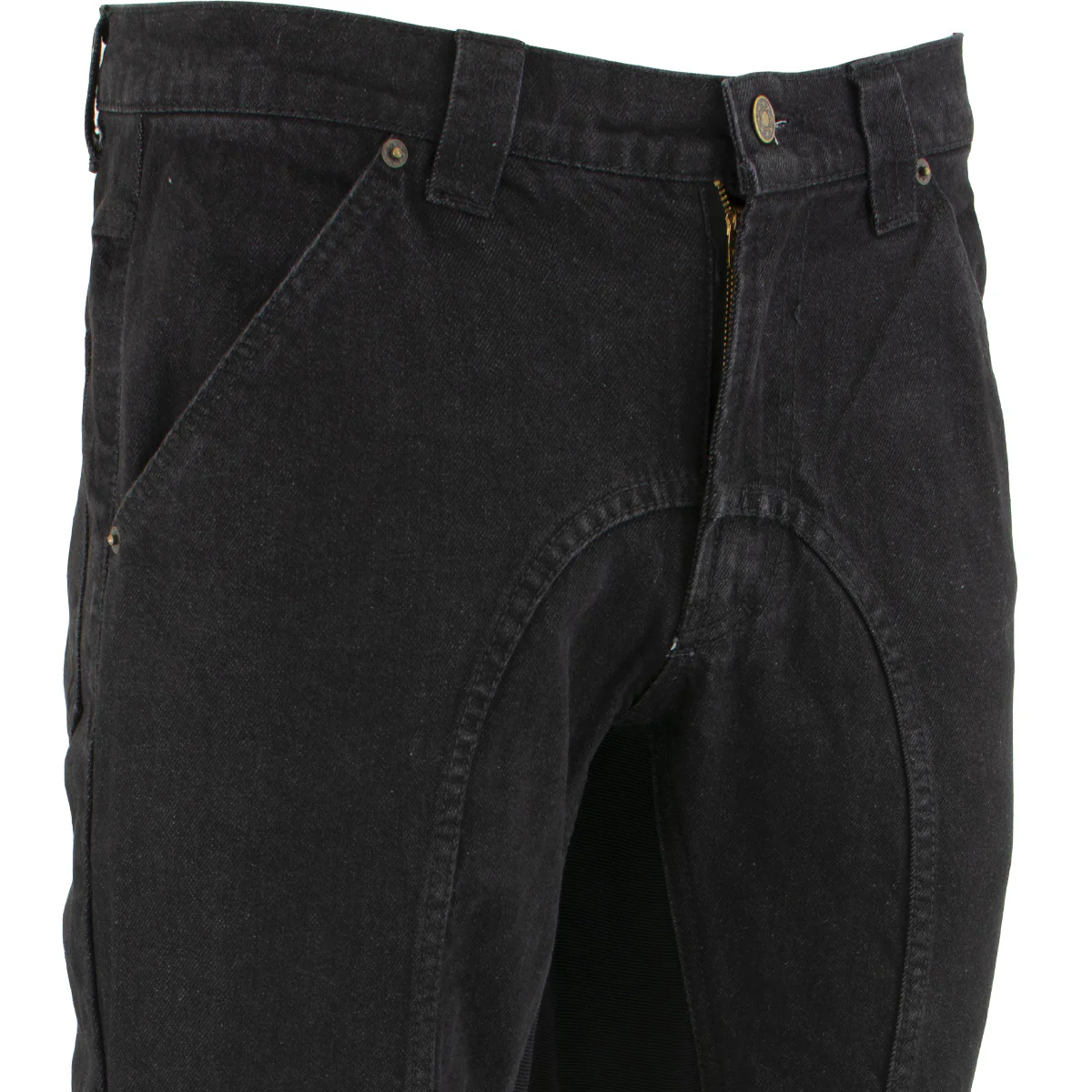 Milwaukee Leather MDM5014 Men's Classic Fit Black Denim Motorcycle Rider Racing Pants w/ CE Armor on Knees 4 Milwaukee Leather MDM5014 Men's Classic Fit Black Denim Motorcycle Rider Racing Pants w/ CE Armor on Knees