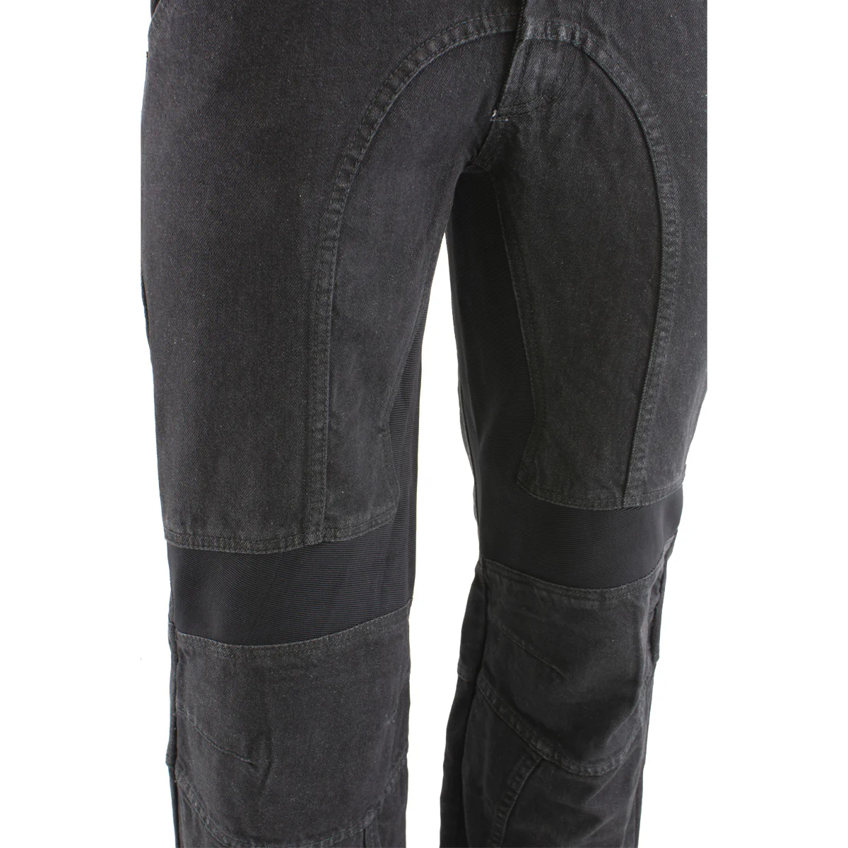 Milwaukee Leather MDM5014 Men's Classic Fit Black Denim Motorcycle Rider Racing Pants w/ CE Armor on Knees 7 Milwaukee Leather MDM5014 Men's Classic Fit Black Denim Motorcycle Rider Racing Pants w/ CE Armor on Knees