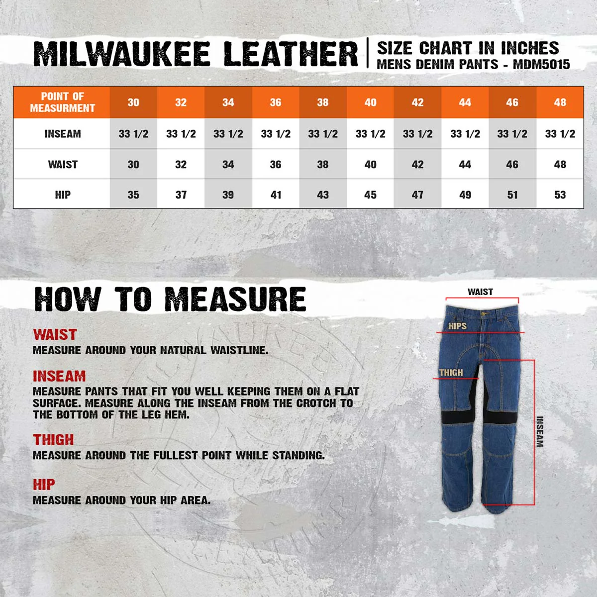 Milwaukee Leather MDM5015 Men's Classic Fit Blue Denim Motorcycle Rider Racing Pants w/ CE Armor on Knees 2 Milwaukee Leather MDM5015 Men's Classic Fit Blue Denim Motorcycle Rider Racing Pants w/ CE Armor on Knees