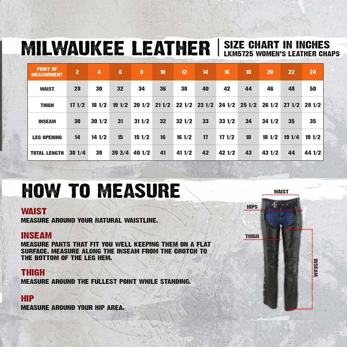 Milwaukee Leather LKM5725 Women's Braided Black Premium Leather Motorcycle Rider Chaps 3 Milwaukee Leather LKM5725 Women's Braided Black Premium Leather Motorcycle Rider Chaps