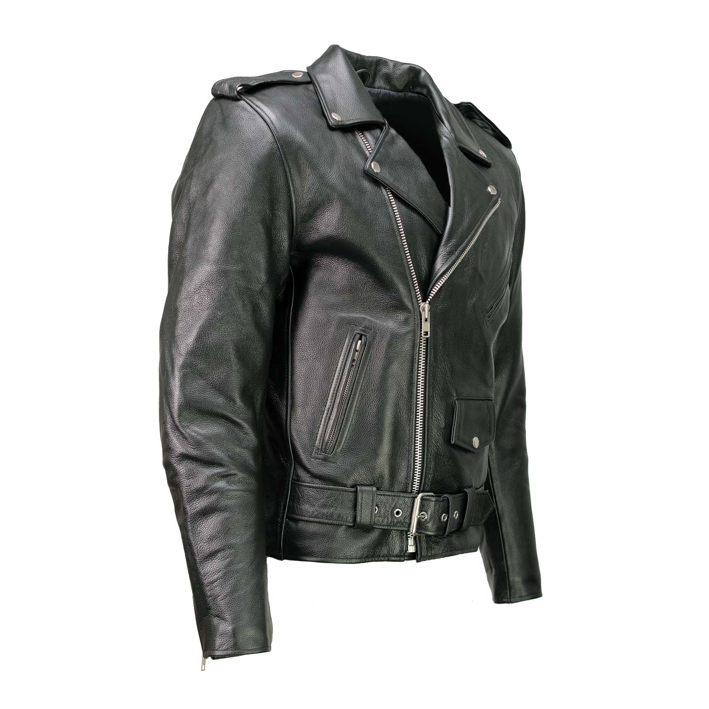 Milwaukee Leather LKM1703 Men's Classic Black Premium Leather Motorcycle Biker Rider Jacket 1 Milwaukee Leather LKM1703 Men's Classic Black Premium Leather Motorcycle Biker Rider Jacket