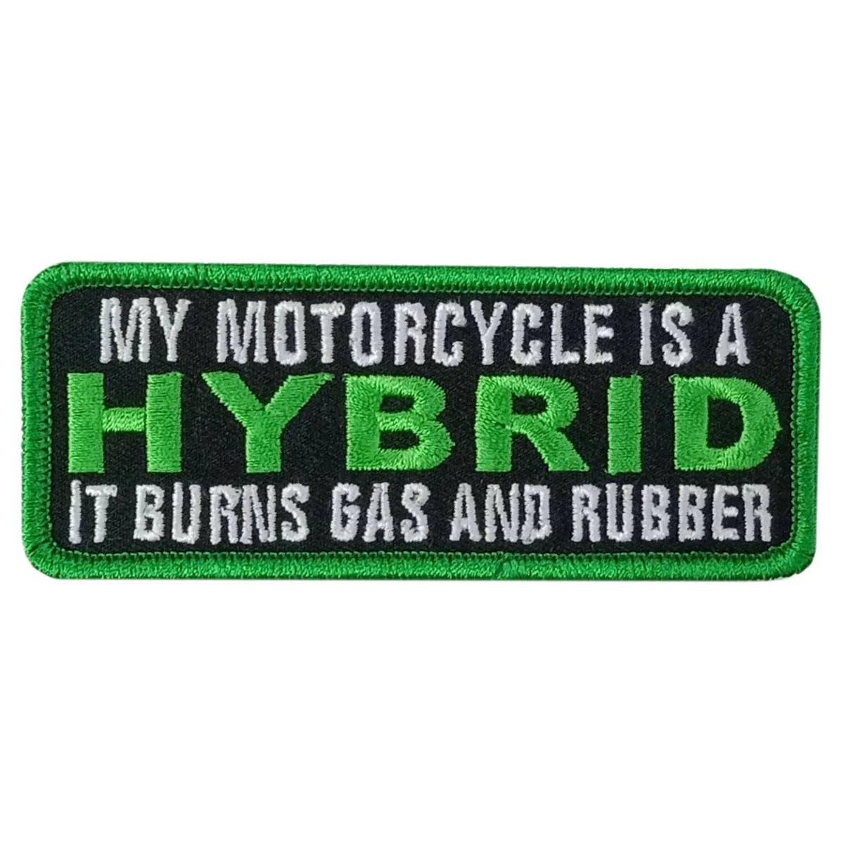 Hot Leathers Hybrid 4" X 1.5" Embroidered Patch PPW1179 1 Hot Leathers Hybrid 4" X 1.5" Embroidered Patch PPW1179