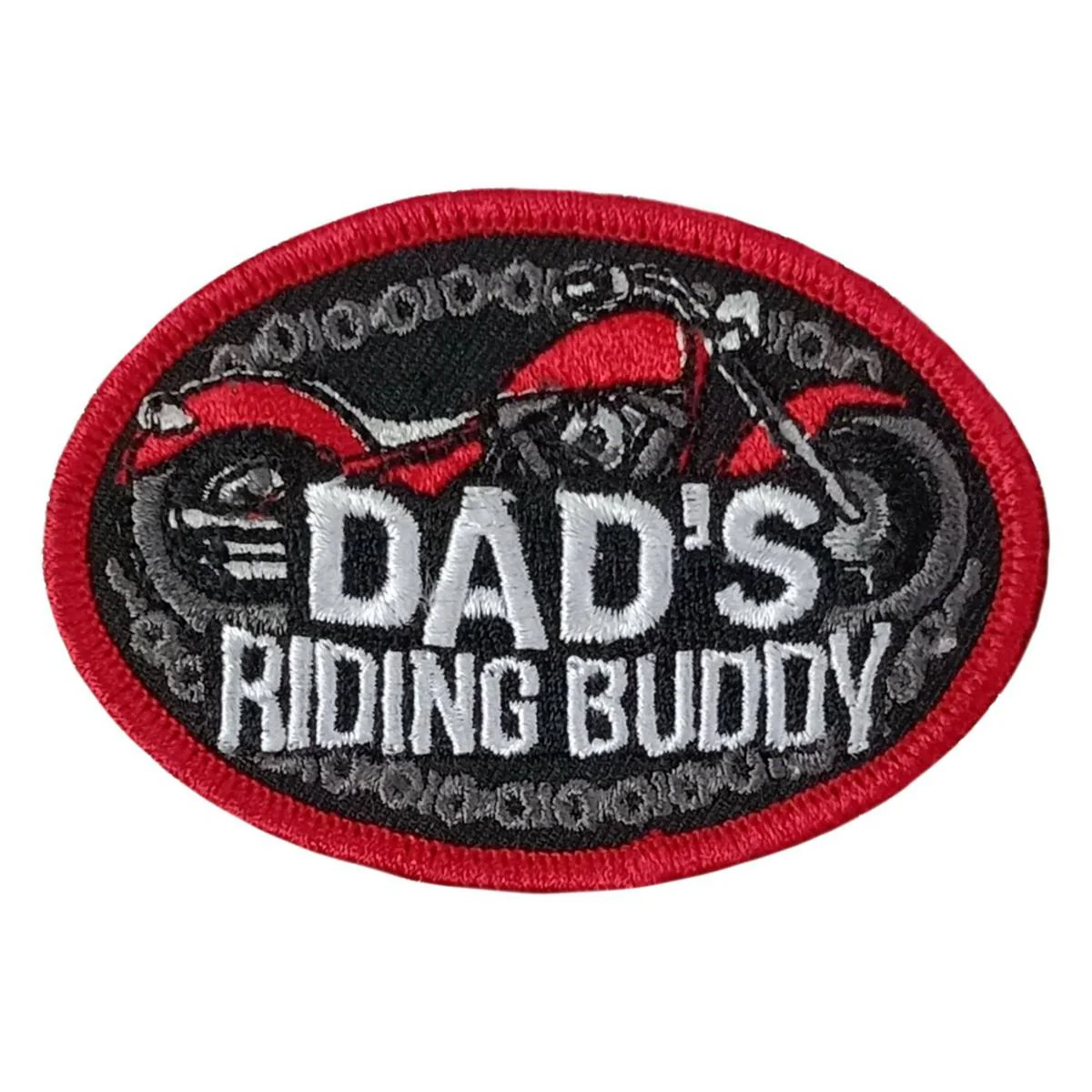 Hot Leathers Dads Riding Buddy 3" X 2" Embroidered Patch PPW1162 1 Hot Leathers Dads Riding Buddy 3" X 2" Embroidered Patch PPW1162
